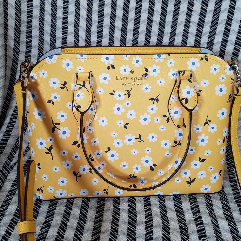 Darcy Fleurette Kate Spade Small Satchel Floral - Picture 12 of 12